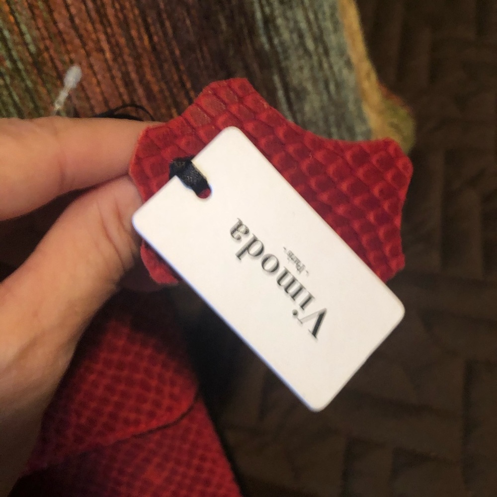 Crocodile Design RED Handbag (Paris)